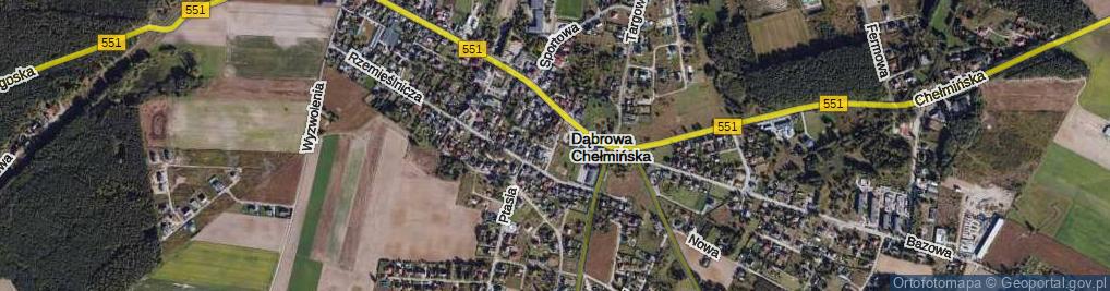 Zdjęcie satelitarne Młyńska ul.